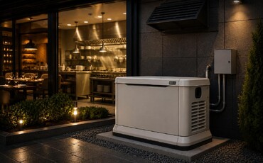 Генератор Generac для кафе и ресторана